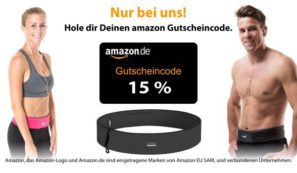 amazon Gutschein Rabatt Laufgürtel Formbelt®