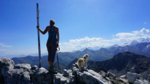 Hoch hinaus - mit Formbelt in schwindelnden Höhen 4 Berge wandern Laufhose