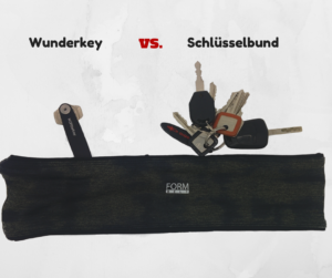 Ohne Klimpern und Stechen - so passt auch der Schlüsselbund in den Formbelt! 3 Schlüssel beim Laufen