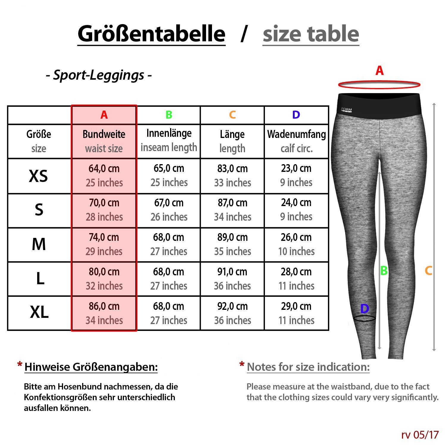 FORMBELT® lange Sport Leggings mit Taschen - Farbe: Grau 3 FORMBELT® lange Sport Leggings mit Taschen - Farbe: Grau – Bild 3
